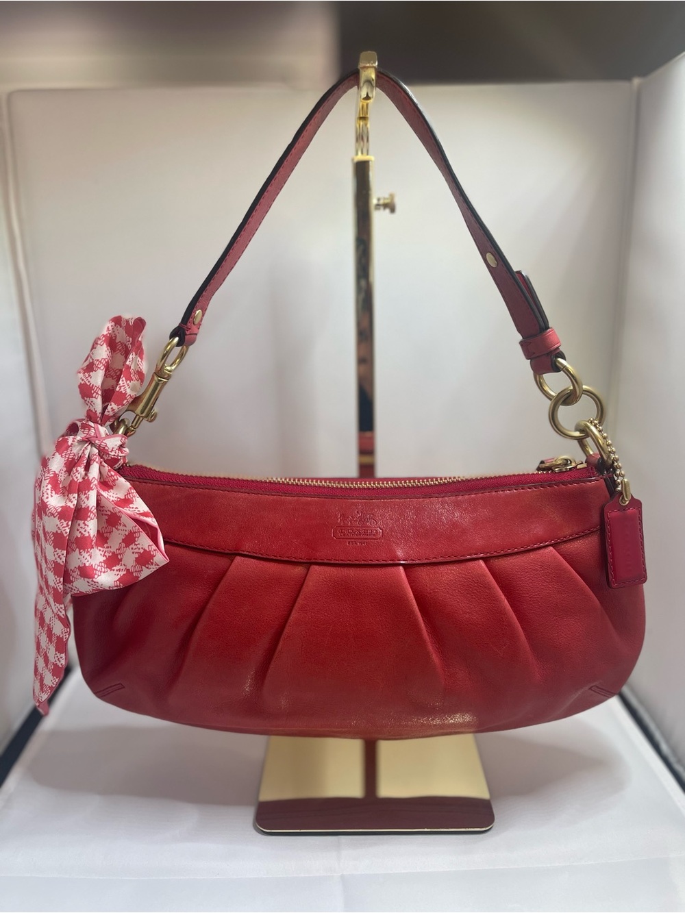 Coach Madison Pleated Leather Small Hobo (12944)